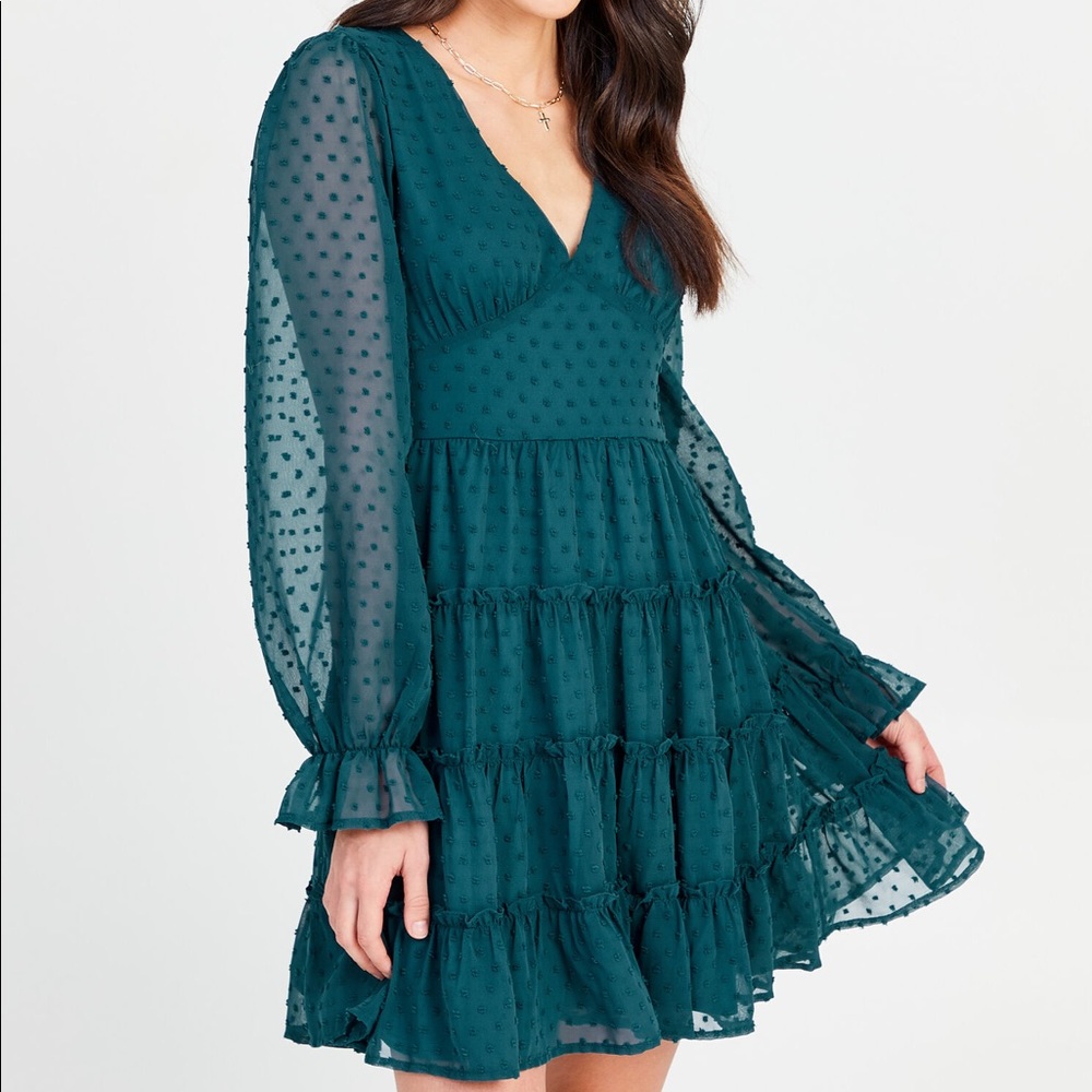 Altar’d State Green Eliza Dress Size Large